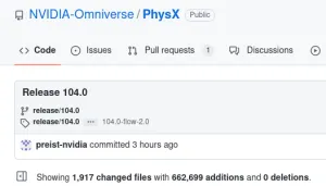 NVIDIA Makes The PhysX 5.1 SDK Open-Source