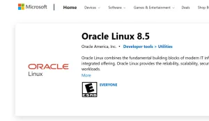 Oracle Linux 8 Now Available From The Microsoft Store