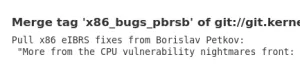 Linux Kernel Patched For "PBRSB" After Intel eIBRS CPUs Found To Be Insufficient