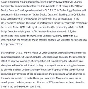 Qt 6.3 Alpha Released With New Qt Quick Compiler For Commercial Customers