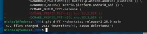 SDL3 Begins Dumping A Lot Of Old Code: GLES1, OS/2, DirectFB, WinRT, NaCl & More