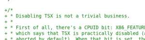 New Intel TSX Fixes For The Linux Kernel Queue Up, Forces Off TSX "Development Mode"