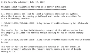 X.Org Server Hit By New Local Privilege Escalation, Remote Code Execution Vulnerabilities