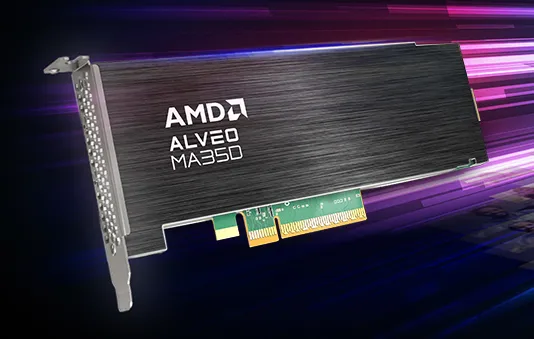 AMD Alveo MA35D accelerator card