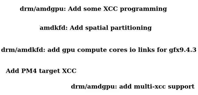 AMDGPU multi-XCC patches