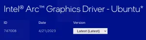 Intel Updates Packaged Arc Graphics Driver For Ubuntu 22.04 LTS
