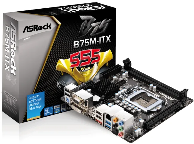 ASRock B75M-ITX motherboard