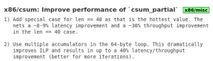 Big Throughput Boost & Lower Latency With New Patch For Linux Checksum Function