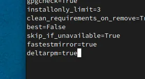 Enabling delta RPMs with DNF