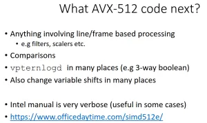 FFmpeg Is Ripe For More AVX-512 Optimizations