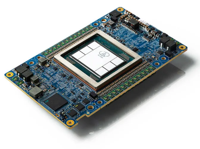 Intel Habana Labs Gaudi2 accelerator card.