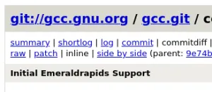 Intel Adds "Emerald Rapids" Support To The GCC 13 Compiler