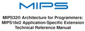 GCC Lands Support For The MIPS16e2 ISA