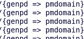GenPD renamed to pmdomain