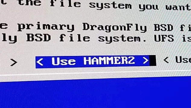 HAMMER2 install option