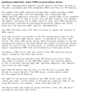 Intel TPMI Driver Merged As Part Of x86 Platform Driver Updates For Linux 6.3