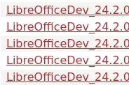 LibreOffice 24.2 dev builds