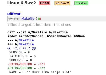 Linux 6.5-rc2 tagged in Git