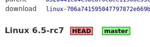 Linux 6.5-rc7