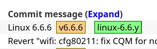Linux 6.6.6 marcado