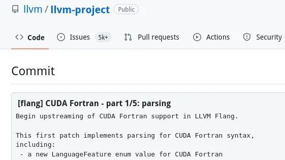 NVIDIA CUDA support in LLVM Flang