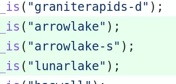 New llvm -march options