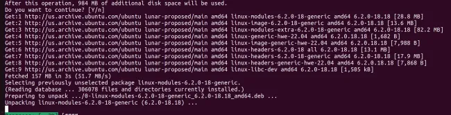 Linux 6.2 + Ubuntu 23.04