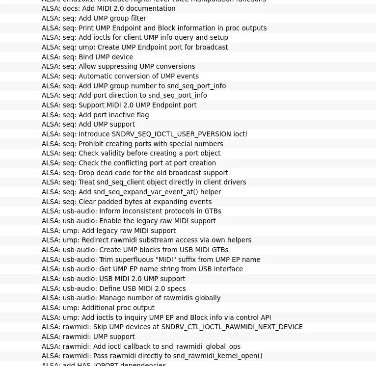 MIDI 2.0 Driver Support Coming With Linux 6.5 Phoronix