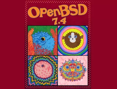 OpenBSD 7.4 release logo