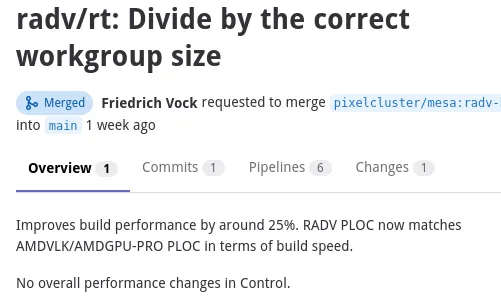 There is an important RADV RT fix in Mesa 22.3.4.