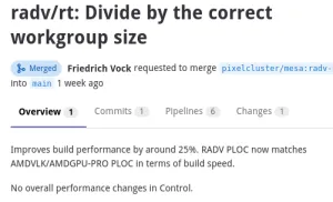 Mesa 22.3.4 Brings Fix For RADV RT Build Performance To Match AMDVLK/AMDGPU-PRO