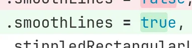 smoothLines enabled