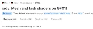 Mesa 23.1 RADV Gets Vulkan Mesh/Task Shaders Working For AMD RDNA3 GPUs