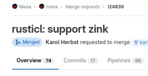 Mesa 23.3 Lands Support For Rusticl On Zink To Have OpenCL Atop Vulkan Drivers