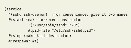 GNU Shepherd service file