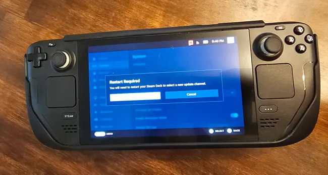 Steam Deck upgrading to SteamOS 3.5