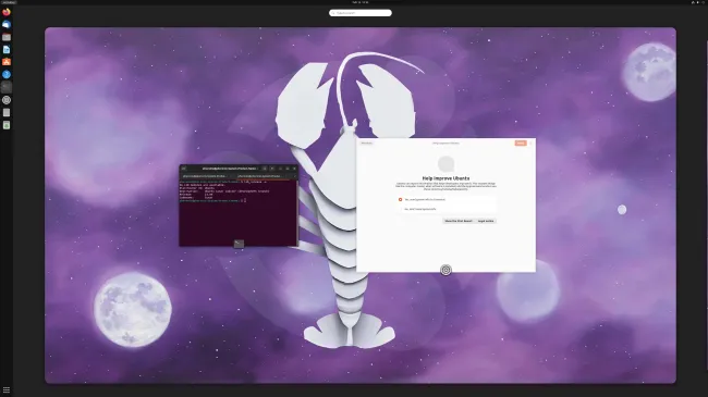 Ubuntu 23.04 GNOME desktop
