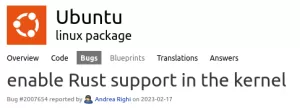 Ubuntu Talks Up Rust Kernel Programming Potential With Ubuntu 23.04