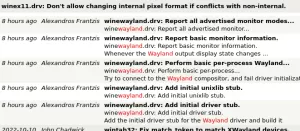 The First Bits Of Wine's Wayland Driver Were Merged