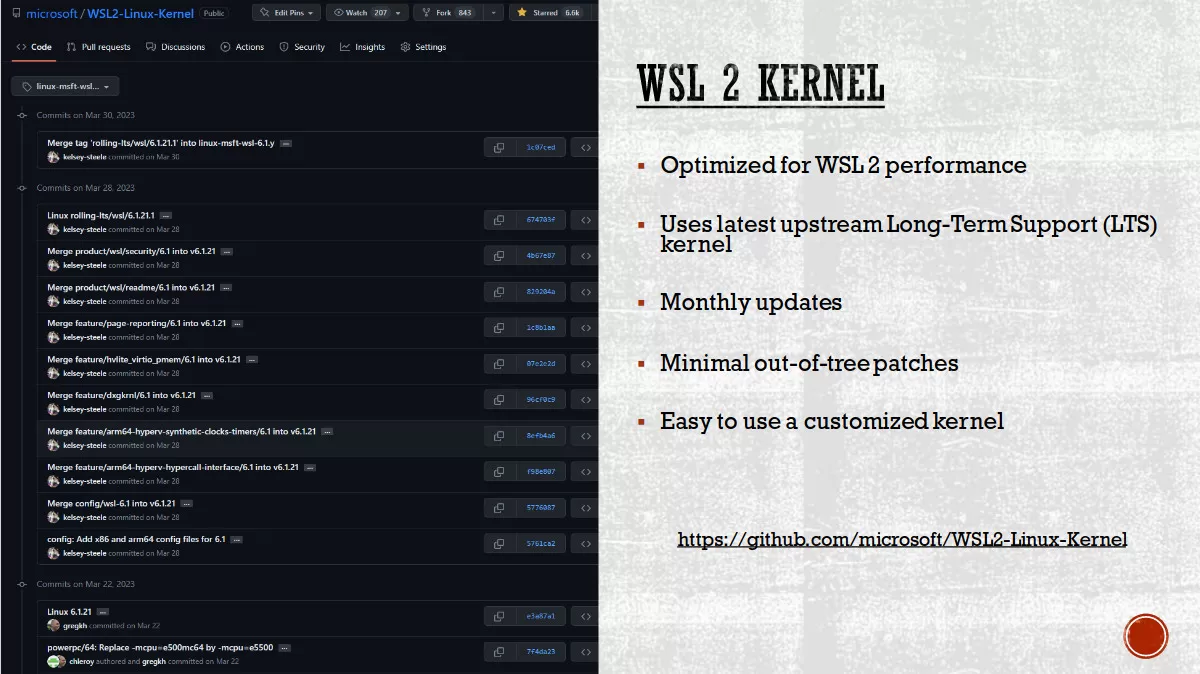 ميزات Linux شائعة لدى مهندسي Microsoft الذين يعملون على WSL2