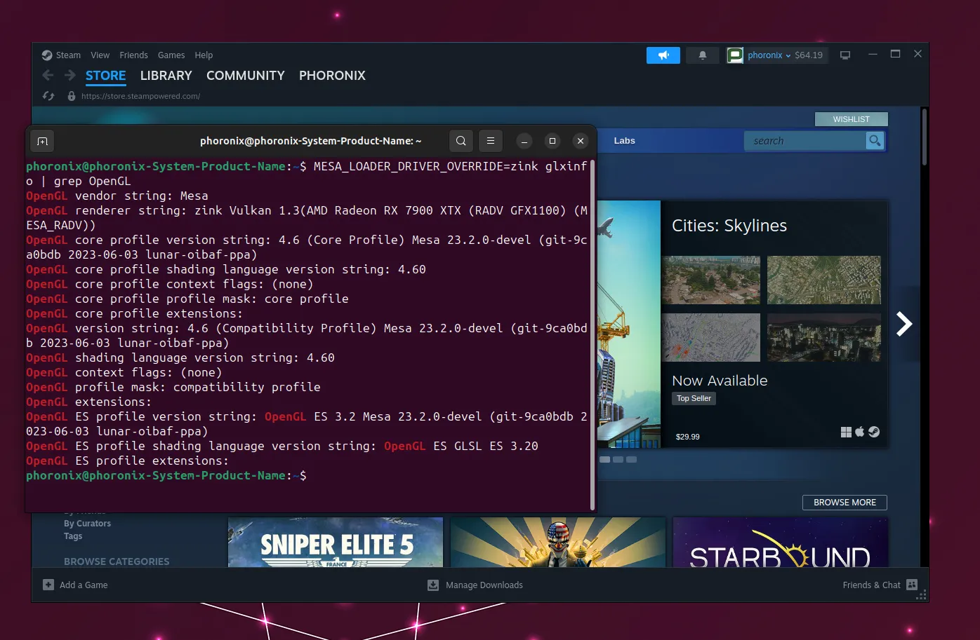 Web site image