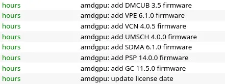 AMDGPU new firmware