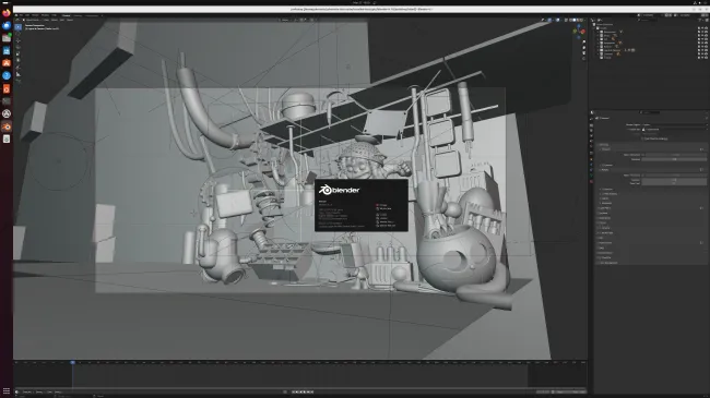 Blender 4.1 on Ubuntu Linux