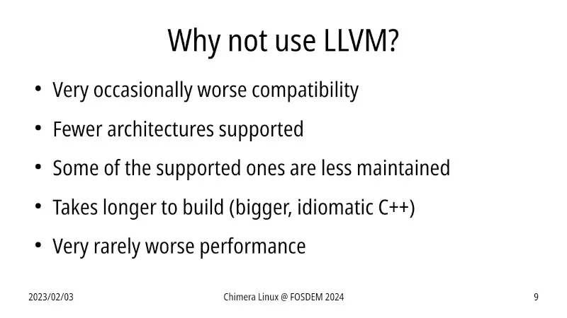 Why use LLVM