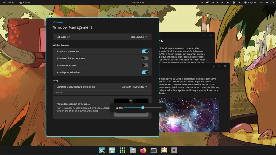 COSMIC desktop screenshot