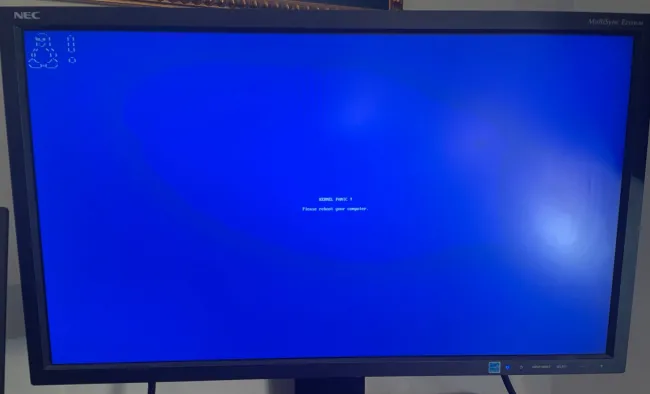 DRM Panic BSoD від Хав'єра Мартінеса К.
