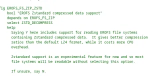 Zstd Compression For EROFS Published: Better Than LZ4 But Higher CPU Costs