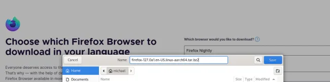 Firefox Nightly for ARM64 download