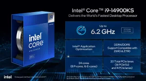 Intel Launches Core i9 14900KS, Clocking Up To 6.2GHz