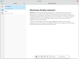 KDE Introduces New Marknote App